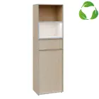 EFE V642 P kancelářská skříň, 1-dveřová/zásuvka/2 niky, 2000x600x400, pravá, překližka bříza/upcyklo